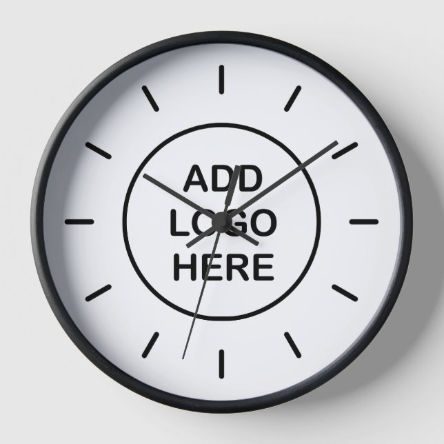 Cool Budget Salle d'attente Bureau Logo Horloge mu (Recto)