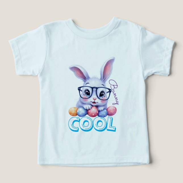 Cool Bunny Easter Personalized Name Kids (Design Recto)