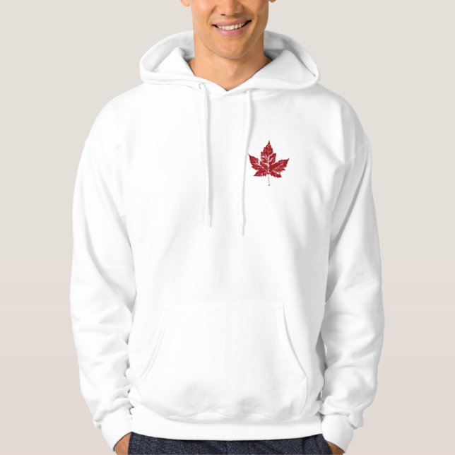 Cool Canada Sweat - shirt à capuche Retro Maple Le (Devant)