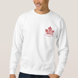 Cool Canada Sweatshirt Retro Maple Leaf Souvenir