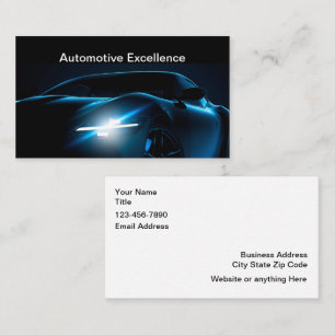 Cool Cartes de visite de service automobile Nouvea