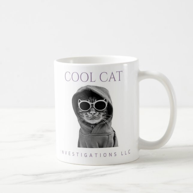 Cool Cat Investigations LLC mug (léger) (Droite)