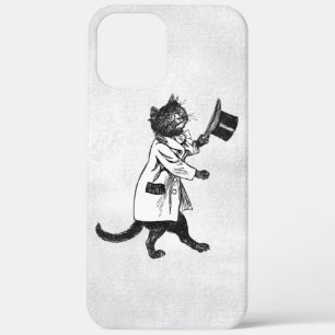 Cool Chat Vintage Noir Blanc Grunge coque iphone