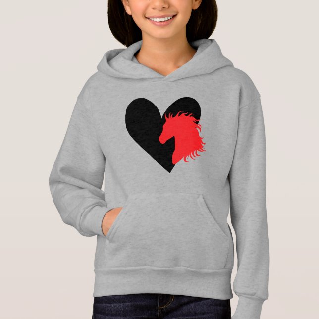 cool cheval amoureux enfants unisex (Devant)
