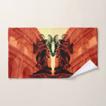 Cool collage moderne de Rome historique en rouge