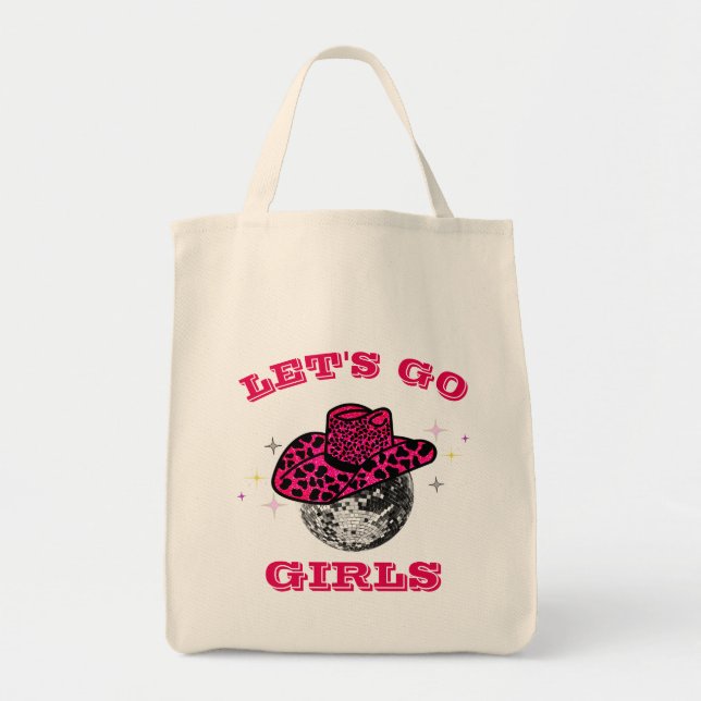 Cool Cowgirl Bachelorette Party Gift Tote Bag (Devant)