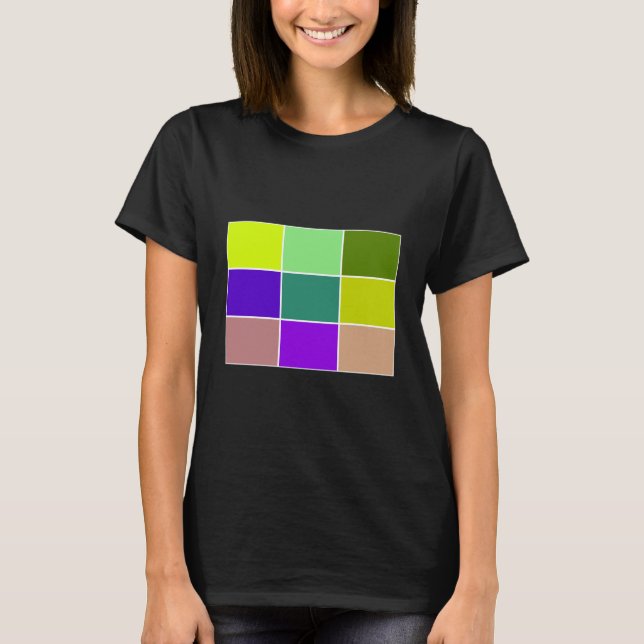 Cool Cube Graphisme Art T-shirt Vêtements Femmes H (Devant)