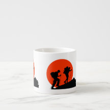 cool designer mug i love randonnée