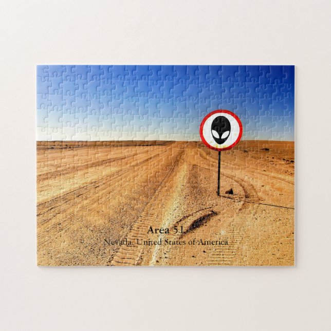 Cool Desolate Alien Area 51 Nevada USA Puzzle (Horizontal)
