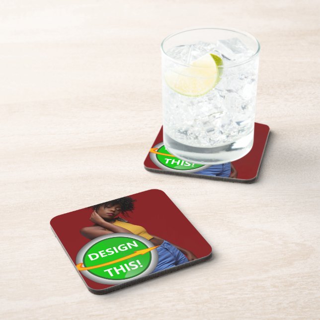 COOL ! Dessous de verre en plastique dur - Dos de  (Côté Droit)