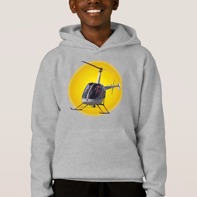 Cool  d'hélicoptère pour enfant Sweatshirt d'hélic (Devant)