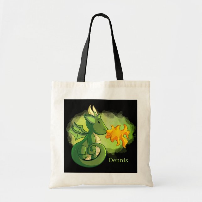 cool dragons ajouter nom enfants Sac fourre-tout (Devant)