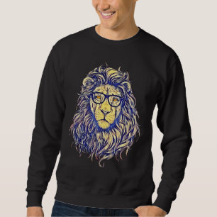 Cool élégant Hipster Lion Sweatshirt