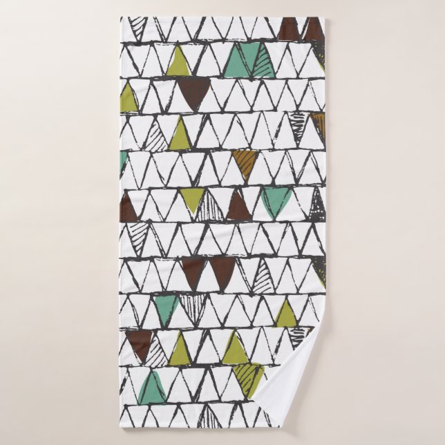 Cool et tendance motif sans couture de doo dessiné (Serviette de bain)