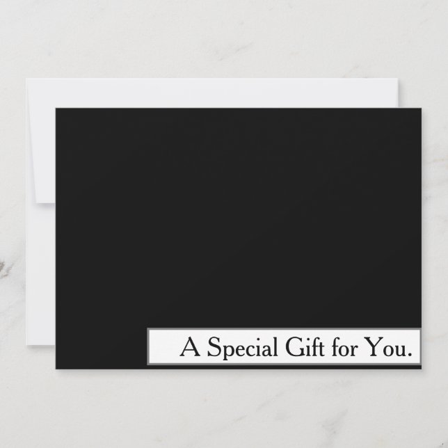 Cool Faux Silver Stripe Modern Cadeau Certificat (Devant)