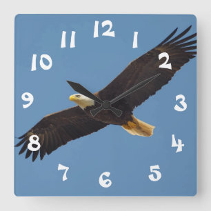 Cool Flying Eagle Horloge murale