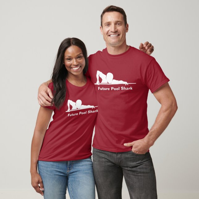 Cool Funny Future Pool Shark Billiards Tshirt (Unisexe)