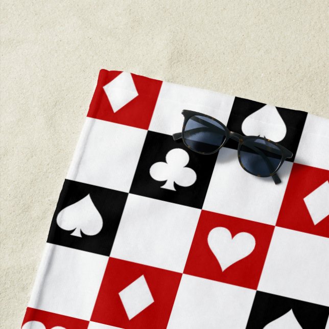 Cool Gambling Casino motel serviette de piscine (En situation)