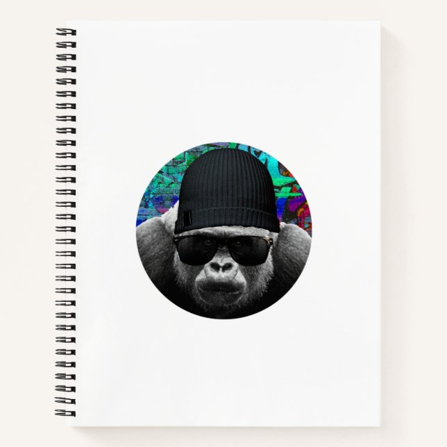 Cool Gorilla Carnet Spiral (Devant)