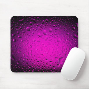 Cool gouttes d'eau rose tapis de souris