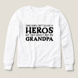 Cool Grandpa Hero art de mots Grandgirl