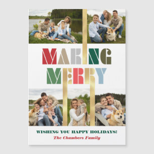 Cool Gras Coloré Faisant Joyeux Multiphoto