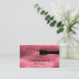 Cool & Guitare moderne Enseignant Carte de visite