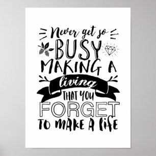 Cool Inspirational Citation Poster Live Life Fulle