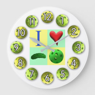 Cool J'aime Pickleball Horloge