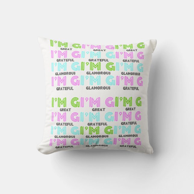 Cool Je suis G 2 Coussin (Recto)