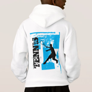 Cool joueur de tennis junior sweat - shirt à capuc