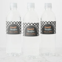 Cool Kid Party Bouteille d'eau Étiquettes