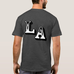 ・° ♥ Cool LA Logo Stylish Décontracté Dark T-Shirt