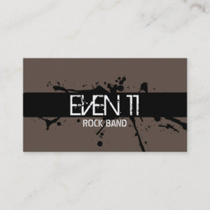 Cool Modern Rock Band Carte de visite