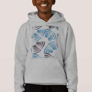 Cool, moderne, bleu abstrait tendance
