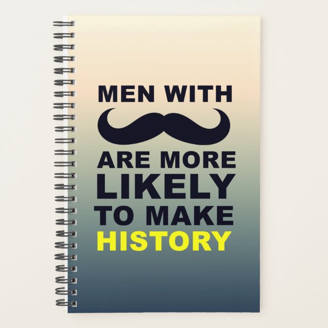 Cool Moustache Citation Typographie (Devant)