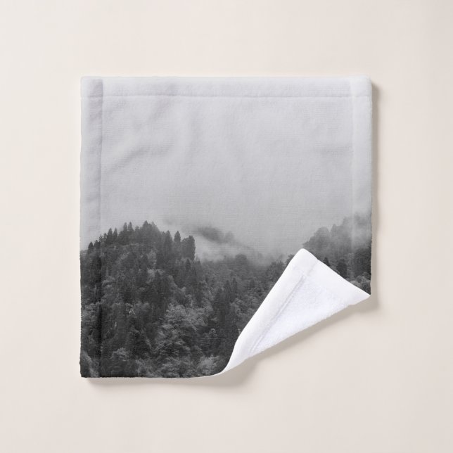 Cool, nature brumeuse magique (Gant de toilette)