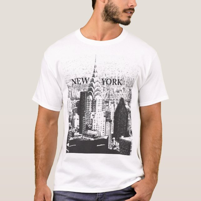 Cool New York / Manhattan J'aime les T-shirts NY (Devant)