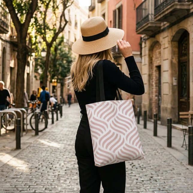 Cool pastel rose motif joli sac shopping (Créateur téléchargé)