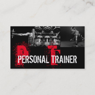 Cool Personal Trainer Salle de gym Carte de visite