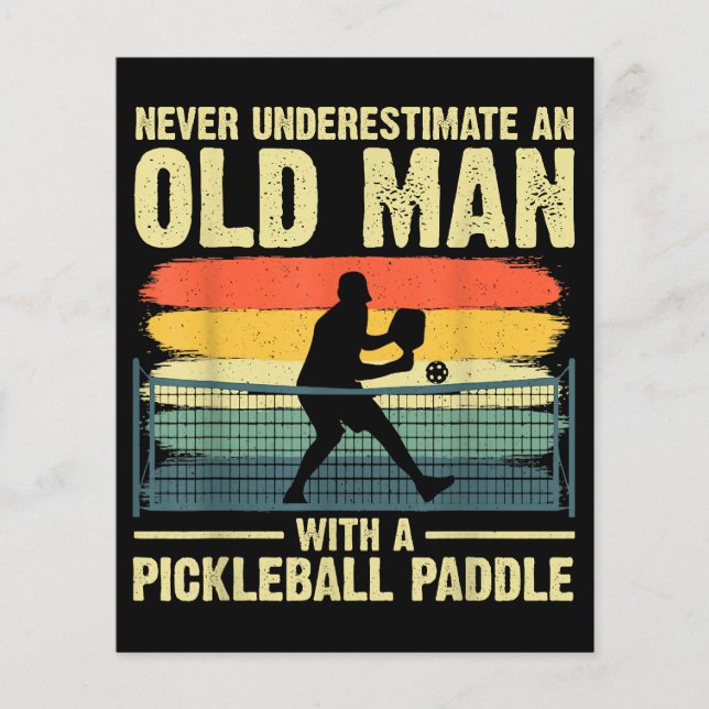 Cool Pickleball Design Pour Hommes Grandpa Pickleb (Devant)