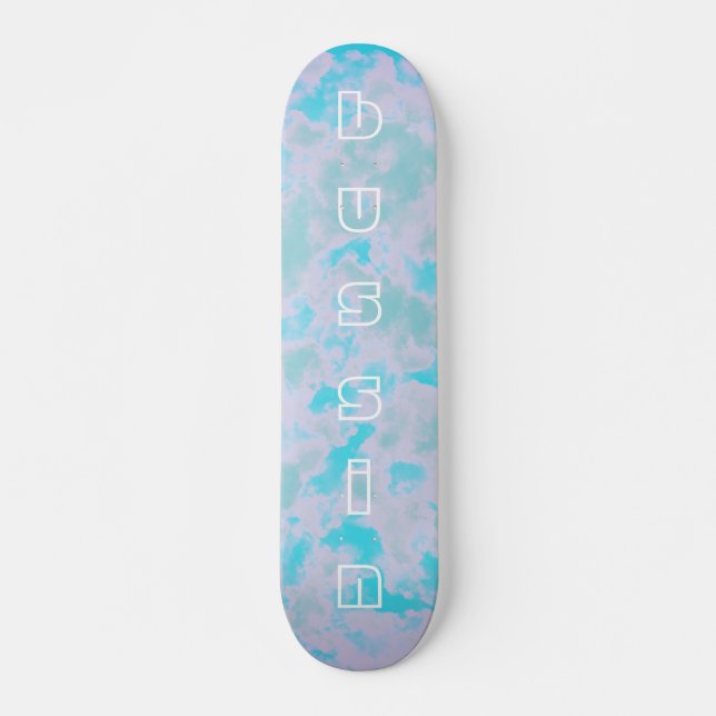 Cool Pink Clouds Bussin Skateboard pour débutants (Devant)