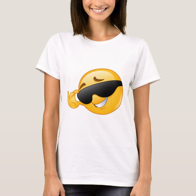 Cool Playful Emoji T-Shirt – Fun & Expressive Grap (Devant)