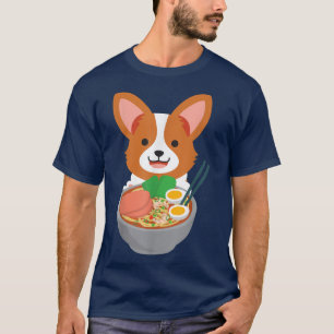 Cool Ramen Tshirt Kawaii Anime Corgi Otaku Japans