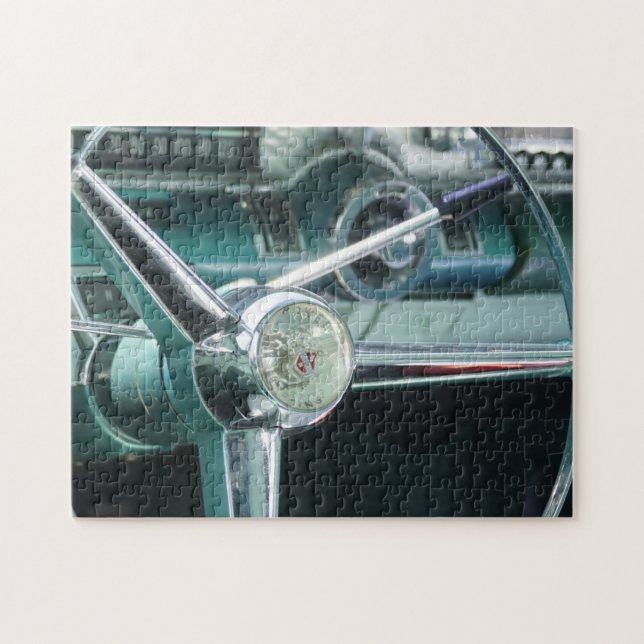 Cool Retro Classic Voiture Jigsaw Puzzles Pour Les (Horizontal)