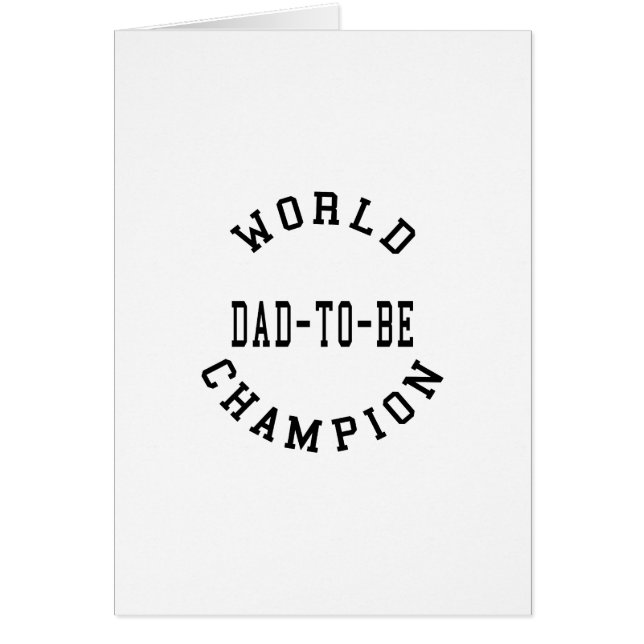 Cool Retro Dads to Be : Le Champion du Monde Papa  (Devant)