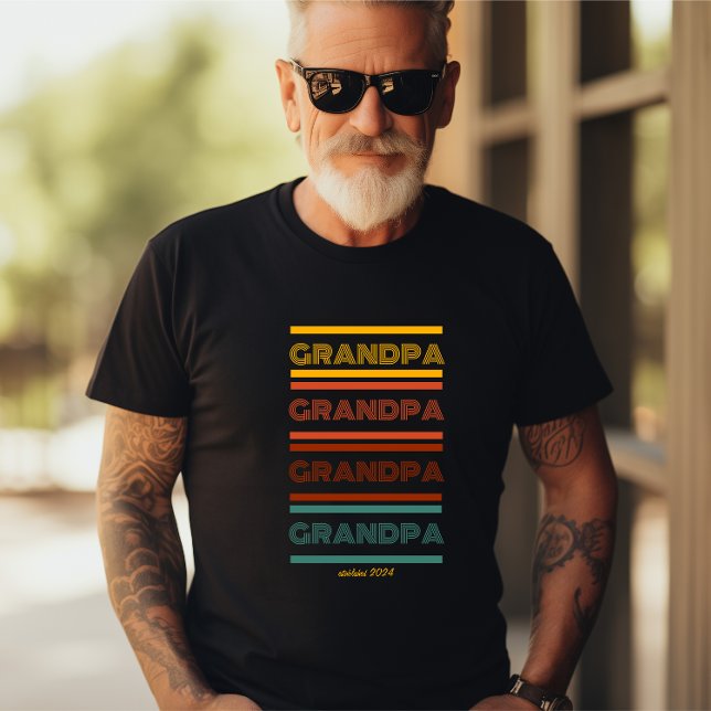 Cool Retro Grand-Père T-Shirt (Créateur téléchargé)