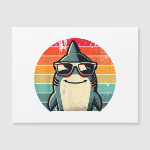 Cool Retro Shark dans les lunettes de soleil les a