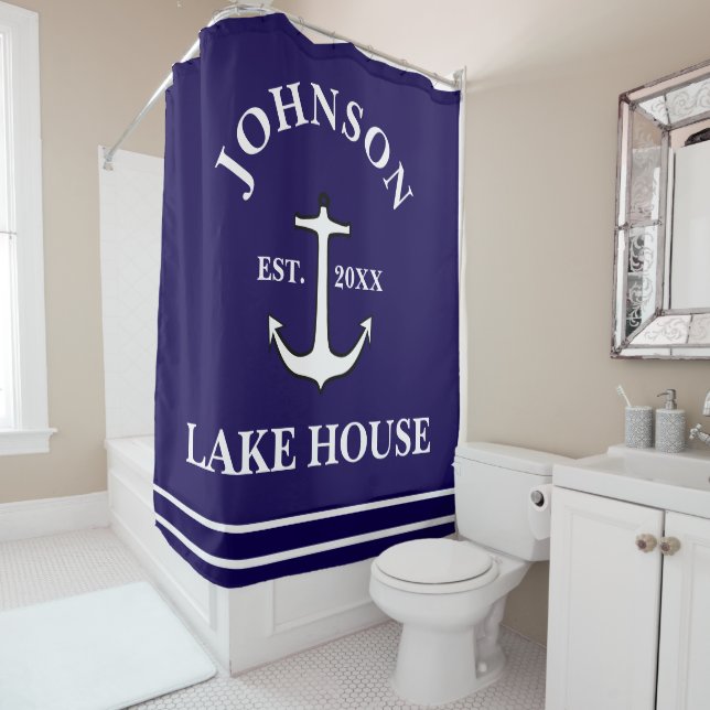 COOL! 🚤 Rideau de douche personnalisé pour maison (En situation)