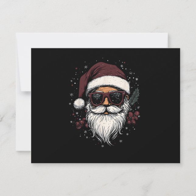 Cool Santa with Sunglasses Christmas (Devant)